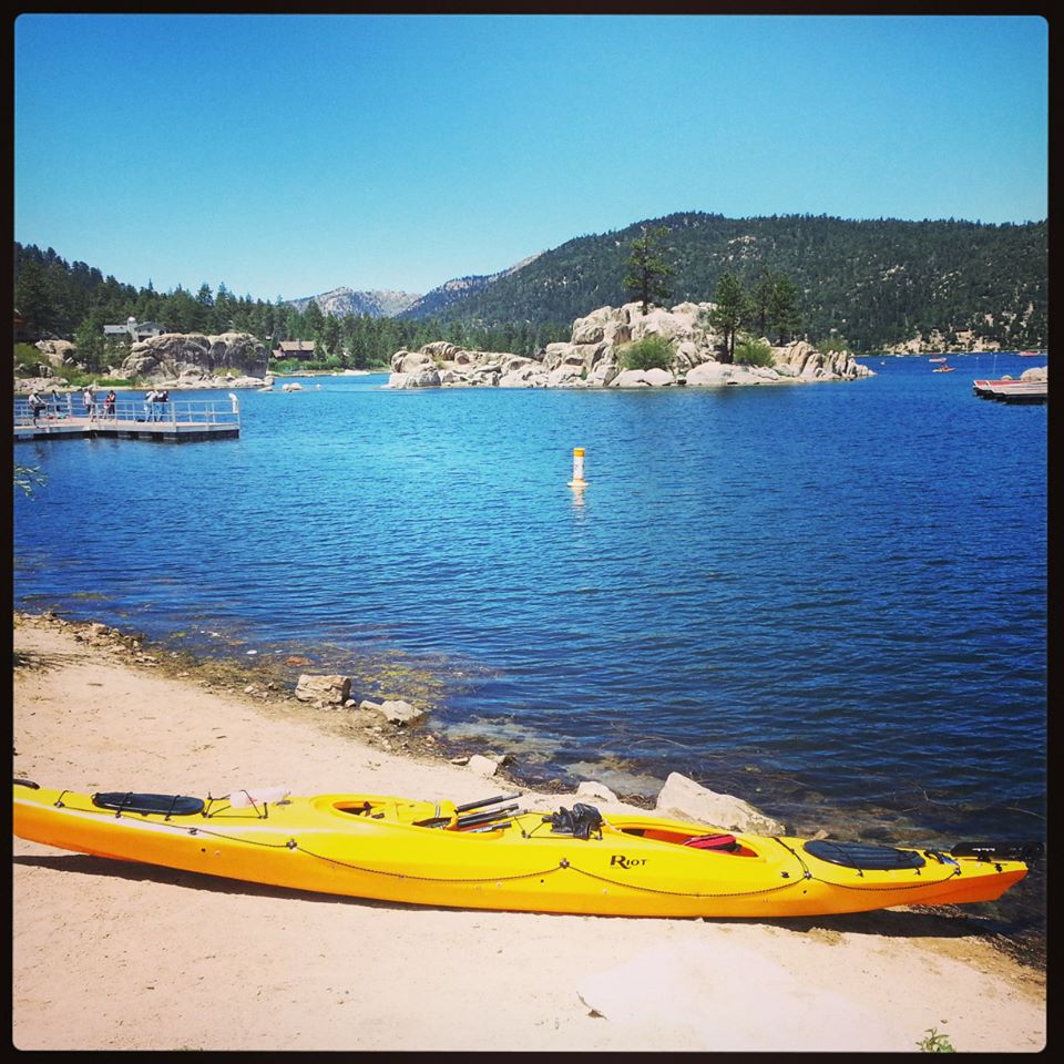 Kayaking at Big Bear Lake