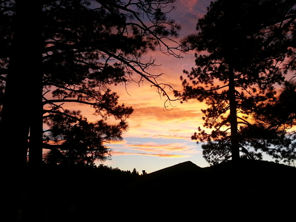 Sunset from the loft