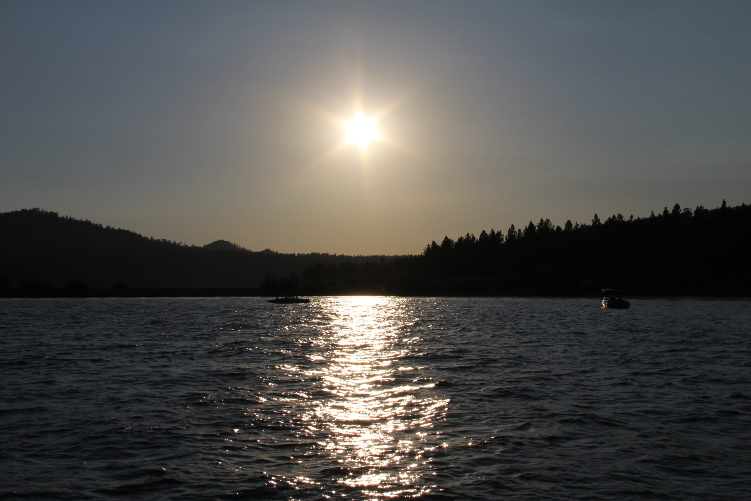 Sunset at Big Bear Lake